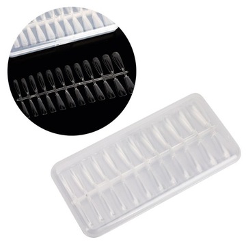 Типсы «балерина», прозрачные, 240 шт.