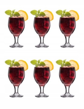 6 X KUFLE SZKLANKI KIELISZKI DO PIWA DRINKÓW SOKU 400ml KOMPLET