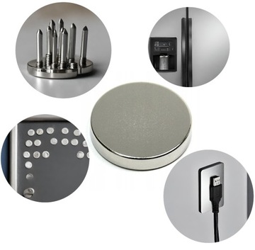 MAGNES Neodymowy Walcowy 25x5 mm OKRĄGŁY SILNY MOCNY N42 KRĄŻEK 25mm / 5mm