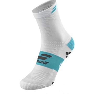 SKARPETY SPORTOWE TENISOWE BABOLAT PRO CREW SOCKS 1 PACK WHITE/BLUE 39-42