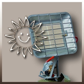 PROMIENNIK GAZOWY EINHELL GS 4400 PIEZO +WĄŻ+REDUKTOR