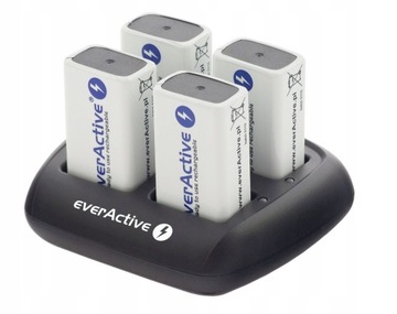 Ładowarka everActive NC-109 na 1-4szt. 9V automat
