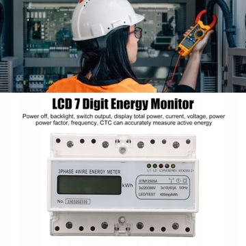 ТРЕХФАЗНЫЙ СЧЕТЧИК, 3-ФАЗНЫЙ СУБСЧЕТЧИК ЭНЕРГИИ ТОКА