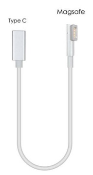 Adapter USB-C do Magsafe 1 60w 85w Macbook