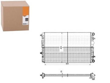 NRF CHLADIČ VODY VW FOX 1.4 (5Z1. 5Z3)