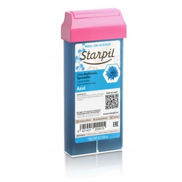 Wosk w aplikatorze z rolką Azulenowy Starpil 110g