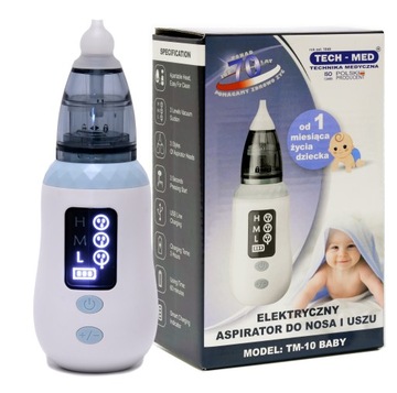 ПОЛЬСКИЙ УШНО-НОСОВОЙ АСПИРАТОР TECH-MED TM-10 BABY