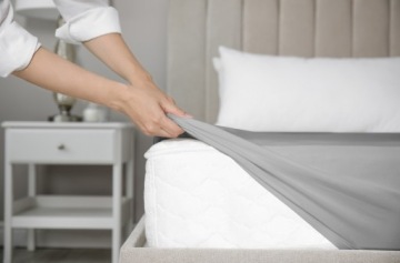 Простыня на резинке JERSEY 140x200 Хлопок для матраса прочный COLOURS