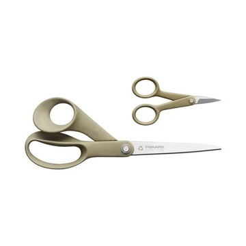 FISKARS Zestaw ReNew nożyczki uniwersalne 21cm + do paznokci 10cm 1070181