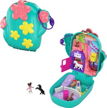 Polly Pocket Ranczo Gospodarstwo + konie Zestaw
