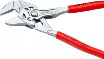 SZCZYPCE NASTWANE ZACISKOWE REGULOWANE KLUCZ DO ARMATURY RUR 150MM KNIPEX