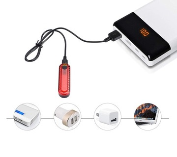 СВЕТОДИОДНЫЙ ЗАДНИЙ ВЕЛОСИПЕДНЫЙ ФОНАРЬ ВЕЛОСИПЕДНЫЙ ФОНАРЬ, заряжаемый через USB-порт, ДЛЯ ЗАДНЕЙ ЧАСТИ ВЕЛОСИПЕДА