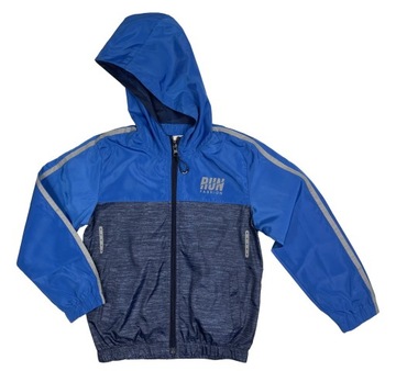 KURTKA wiatrówka RUN r 12 - 146/152 cm BLUE