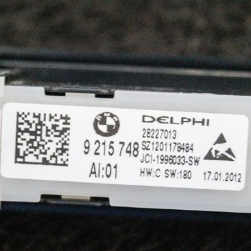 BMW 5 GT PŘEDNÍ PRAVÝ PŘEPÍNAČ SEDAČKY KNOFLÍKY F07 9215748 28227013