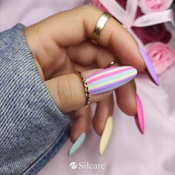 Гель Silcare с прозрачной крышкой розовый французский бьянко 15г