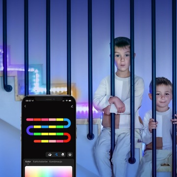 СВЕТОДИОДНАЯ ЛЕНТА WIFI SMD5050 10M RGBIC ЦВЕТНАЯ TUYA