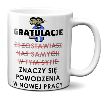 Kubek Prezent na pożegnanie kolegi koleżanki pracy