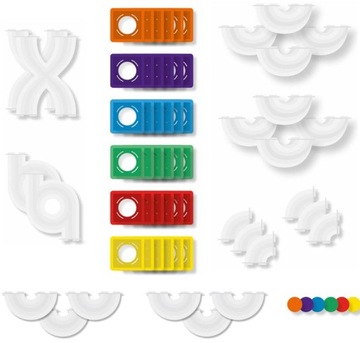 НАБОР РАСШИРЕНИЯ МАГНИТНЫХ БЛОКОВ CONNETIX BALL RUN, 66 ШТ.