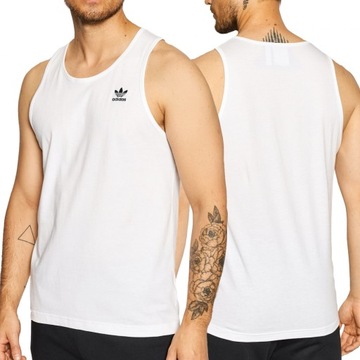 Adidas biała koszulka męska bezrękawnik tank top biały bokserka H35497 M