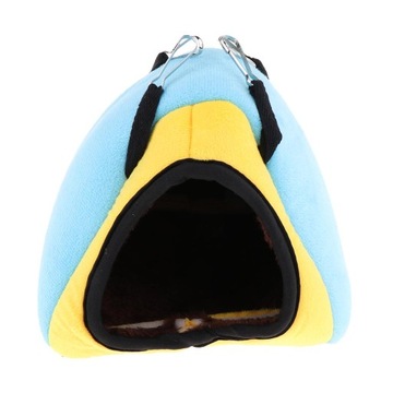 Pet Hamster Cotton Nest Hamster House Bed blue