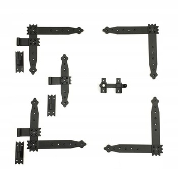 ПЕТЛЯ ДЛЯ СТАВНИ, ДЕКОРАТИВНЫЙ КОМПЛЕКТ. УГЛОВАЯ ДВЕРЬ 5 ЭЛЕМЕНТОВ