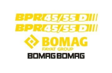 Naklejki oklejenie BOMAG BPR 45/55D