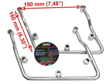 Багажники SAFE LOCK для YAMAHA XVS 650 DRAG STAR CUSTOM / 19 см