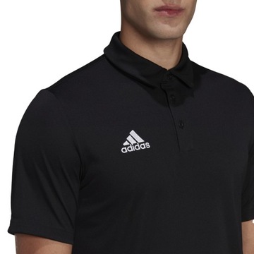 Koszulka męska adidas Entrada 22 Polo czarna HB5328 Koszulka męska adidas E
