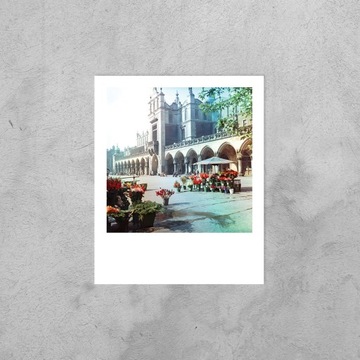 Kartka pocztowa: Kraków Warszawa Pole Polaroid Lue