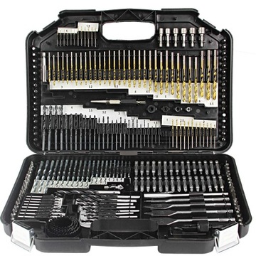 НАБОР СВЕРЛ И АКСЕССУАРОВ ДЛЯ МЕТАЛЛА, ДЕРЕВА