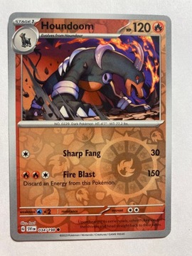 Scarlet & Violet reverse 034/198 Houndoom