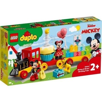 Lego DUPLO Urodiznowy pociąg myszek Miki i Minnie