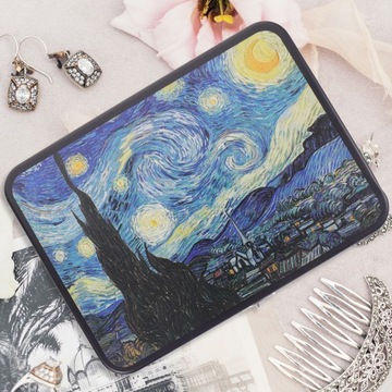 Жестяной ящик для хранения с замком