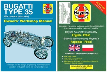 BUGATTI 35 wyścigowe (1924-1931) historia budowa obsługa Haynes +GRATIS 24h