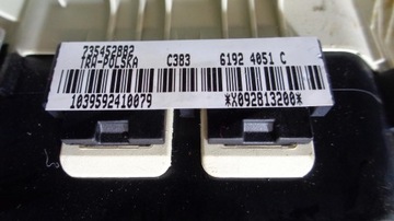 ULOŽENÍ AIRBAG ŘÍDÍCÍ 735452882 FIAT 500 2007- LEVÝ