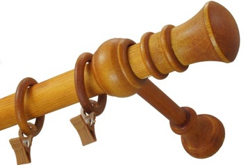 Карниз деревянный, диаметр 28, 1,4 м, одинарный, 140 см.