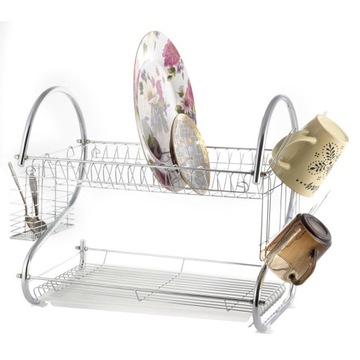 СУШКА ПОСУДЫ СТОЛОВЫЕ ПРИБОРЫ СТОЯЩИЕ С ПОДДОНОМ КАПЕЛЬНИЦА