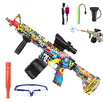 БЕЗОПАСНАЯ БОЛЬШАЯ ГЕЛЕВАЯ ВИНТОВКА BB АВТОМАТИЧЕСКИЙ ПУЛЕМЕТ ОРУЖИЕ