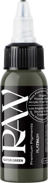 farba RAW PIGMENTS PLATINUM GATOR GREEN 30 ml