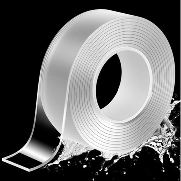 НАНОЛЕНТА ДВУХСТОРОННЯЯ 5М 3СМ МНОГОРАЗОВАЯ ВОДОНЕПРОНИЦАЕМАЯ САМОКЛЕЯЩАЯСЯ