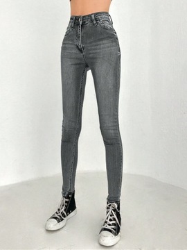 ДЖИНСЫ SHEIN ЖЕНСКИЕ, ТЕМНО-СЕРЫЕ W31 030