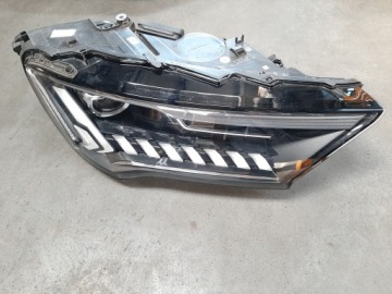 Audi Q7 II LIFT 4M Полный передний капот, бампер, крылья, фонари, передняя полоса