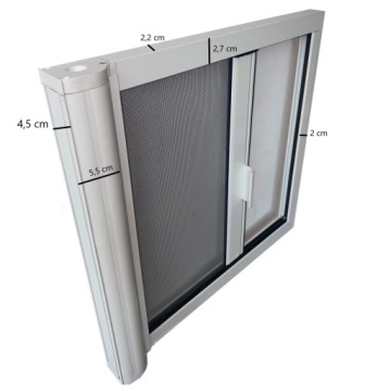 МОСКВНАЯ СЕТКА ДЛЯ Ролл-АП ДВЕРИ В КАССЕТЕ, НЕЗАВИСИМЫЙ РАЗМЕР