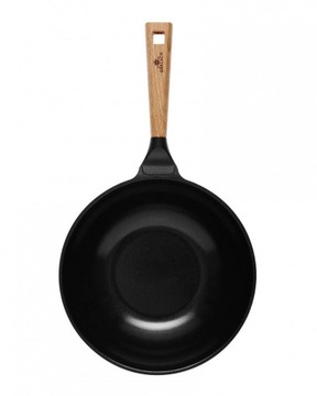 PATELNIA WOK GERLACH NATUR 28 CM CERAMICZNA