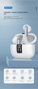 Спортивные Bluetooth-наушники с шумоподавлением, белые
