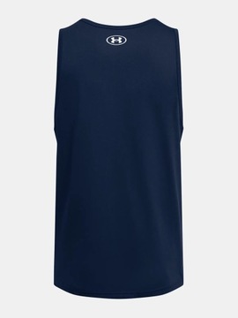 KOSZULKA MĘSKA UNDER ARMOUR BEZRĘKAWNIK SPORTOWY LETNIA BAWEŁNA 1382883-408