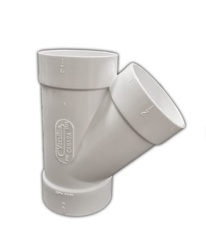 Тройник 45 Y Центральный пылесос Vaculine