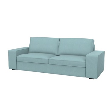 KIVIK Pokrycie sofy 3 rozkł., Velvet L.Blue