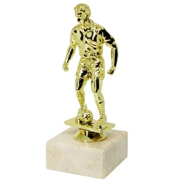 Statuetka PIŁKA NOŻNA piłkarz strzelec zawodnik turniej 17 cm + NADRUK M1