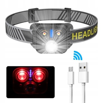 USB-ФОНАРЬ С КРАСНЫМ СВЕТОМ И 6 РЕЖИМАМИ СВЕТА